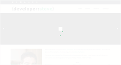 Desktop Screenshot of developersteve.com